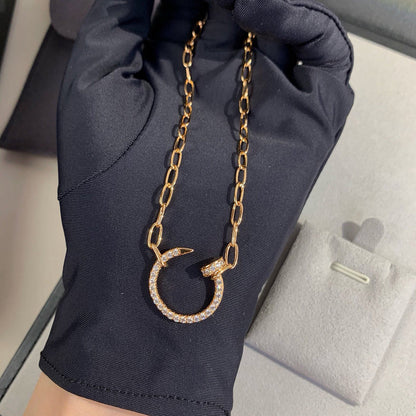 [Eterna Jewels]JUSTE NECKLACE FULL DIAMONDS