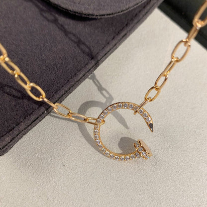[Eterna Jewels]JUSTE NECKLACE FULL DIAMONDS