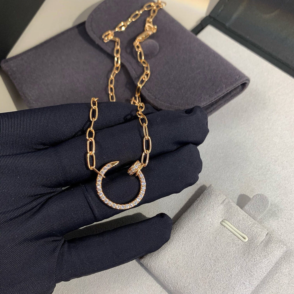 [Eterna Jewels]JUSTE NECKLACE FULL DIAMONDS