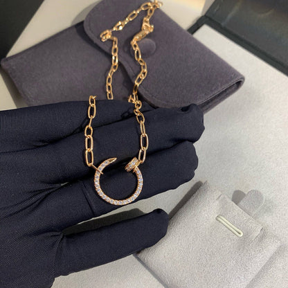 [Eterna Jewels]JUSTE NECKLACE FULL DIAMONDS