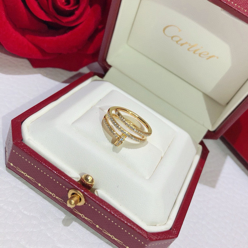 [Eterna Jewels]JUSTE RING 4.8MM FULL DIAMOND