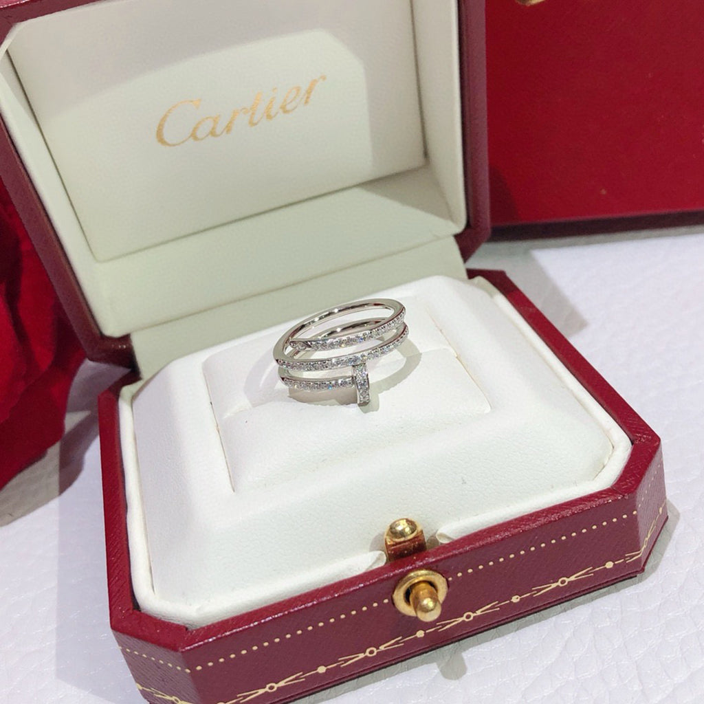 [Eterna Jewels]JUSTE RING 4.8MM FULL DIAMOND