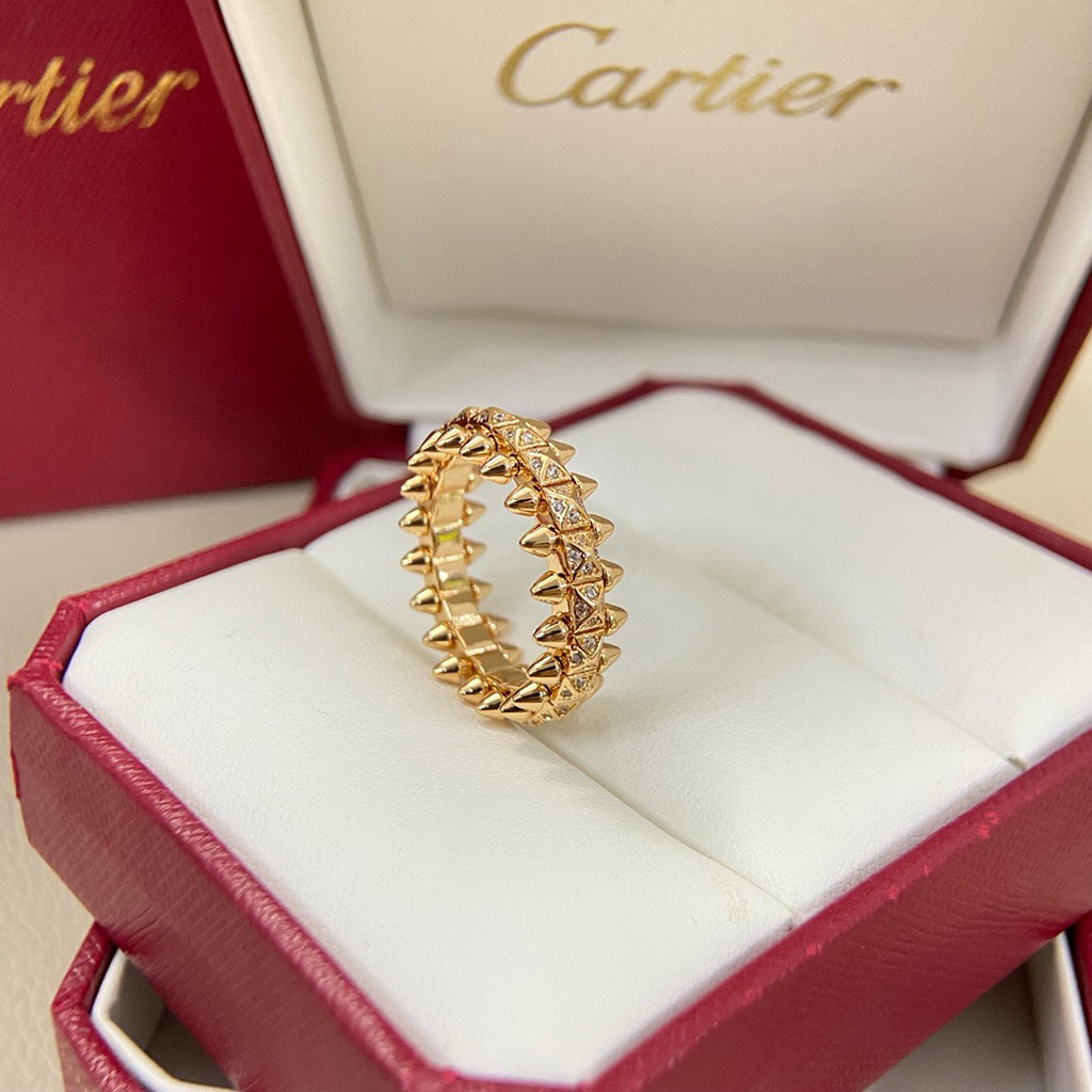 [Eterna Jewels]CLASH 6.4MM SMALL FULL DIAMOND RING