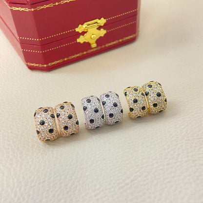 [Eterna Jewels]PANTHERE MINI FULL DIAMOND EARRINGS