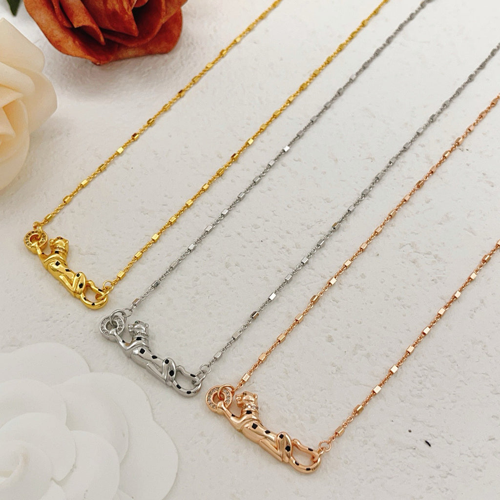 [Eterna Jewels]PANTHERE FULL DIAMOND NECKLACE
