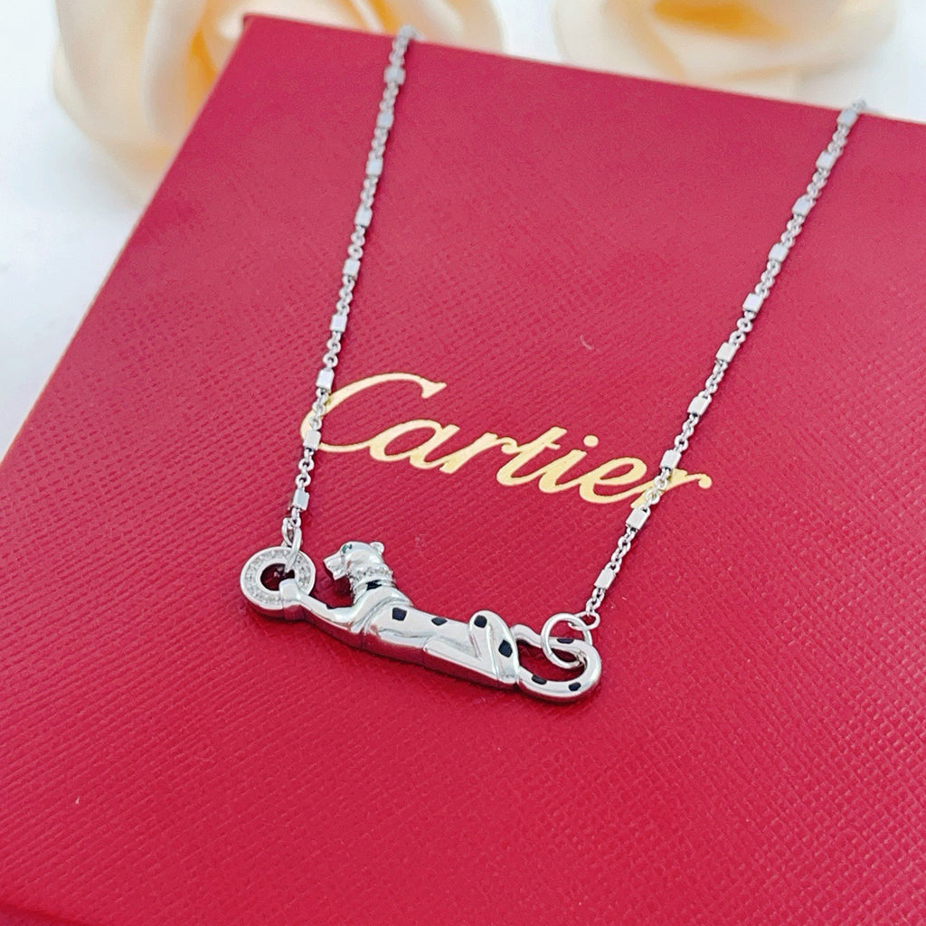 [Eterna Jewels]PANTHERE FULL DIAMOND NECKLACE