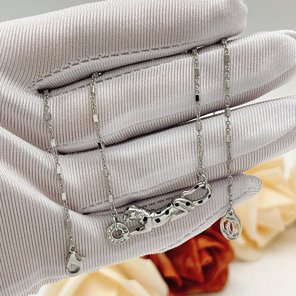 [Eterna Jewels]PANTHERE FULL DIAMOND NECKLACE