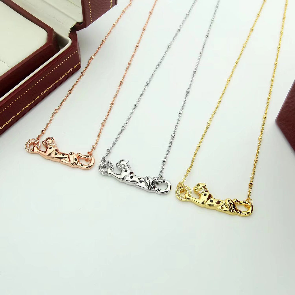 [Eterna Jewels]PANTHERE FULL DIAMOND NECKLACE