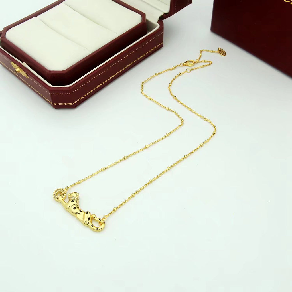 [Eterna Jewels]PANTHERE FULL DIAMOND NECKLACE