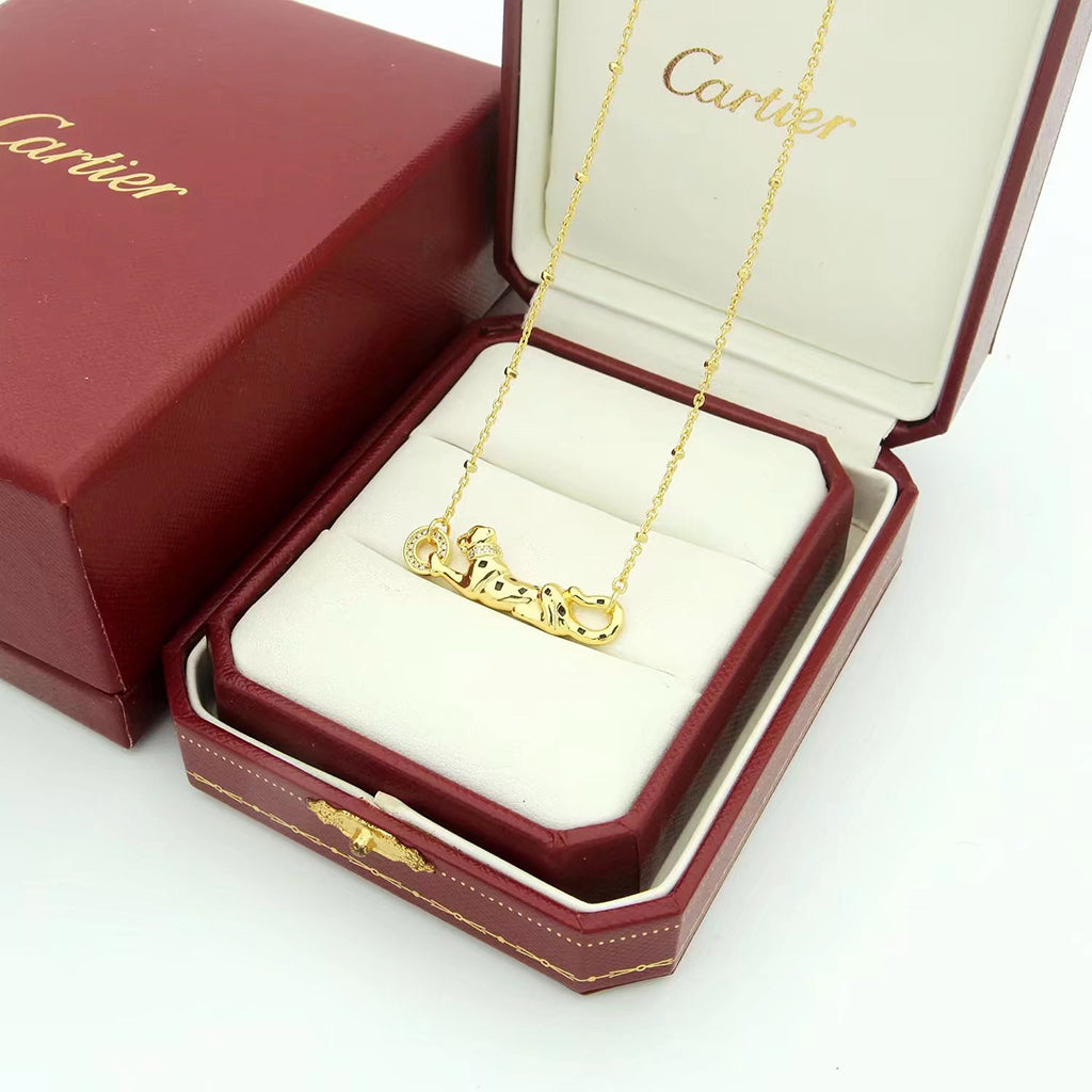 [Eterna Jewels]PANTHERE FULL DIAMOND NECKLACE