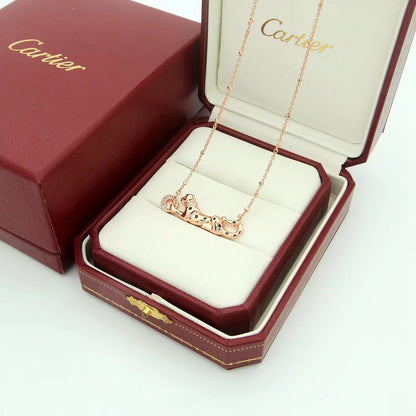 [Eterna Jewels]PANTHERE FULL DIAMOND NECKLACE