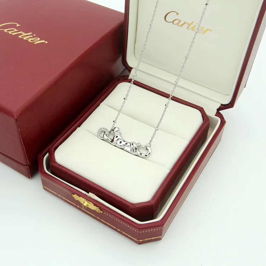 [Eterna Jewels]PANTHERE FULL DIAMOND NECKLACE