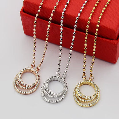 [Eterna Jewels]ETINCELLE  FULL DIAMOND NECKLACE