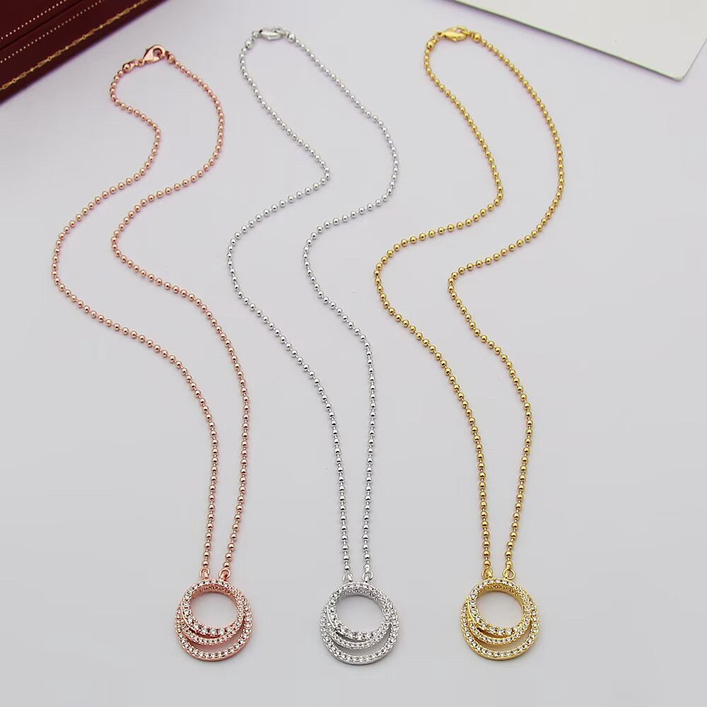 [Eterna Jewels]ETINCELLE  FULL DIAMOND NECKLACE