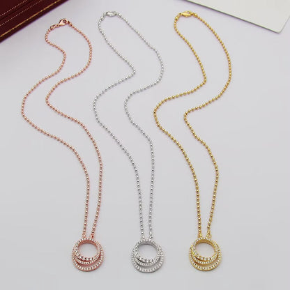 [Eterna Jewels]ETINCELLE  FULL DIAMOND NECKLACE