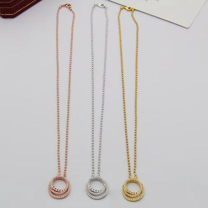 [Eterna Jewels]ETINCELLE  FULL DIAMOND NECKLACE
