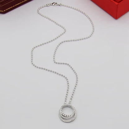 [Eterna Jewels]ETINCELLE  FULL DIAMOND NECKLACE
