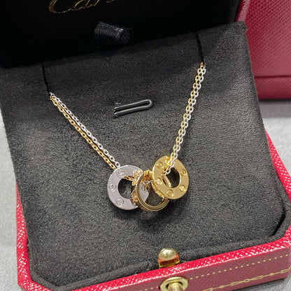 [Eterna Jewels]LOVE 6 DIAMOND PENDANT NECKLACE