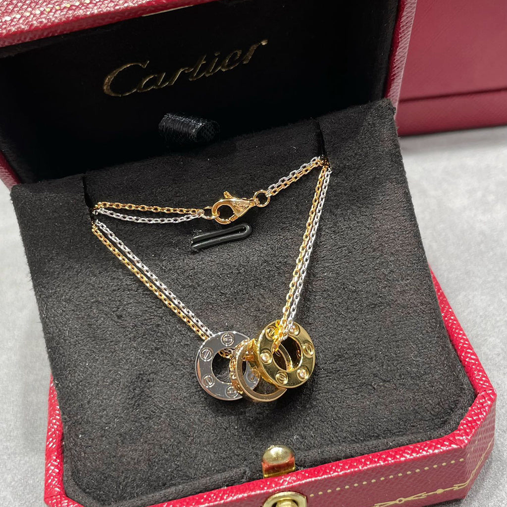 [Eterna Jewels]LOVE 6 DIAMOND PENDANT NECKLACE