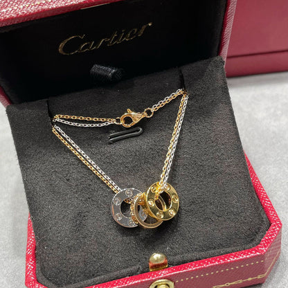 [Eterna Jewels]LOVE 6 DIAMOND PENDANT NECKLACE