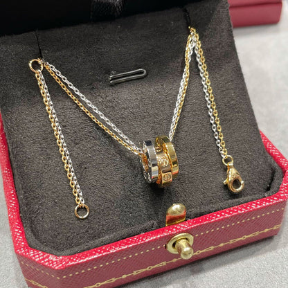 [Eterna Jewels]LOVE 6 DIAMOND PENDANT NECKLACE