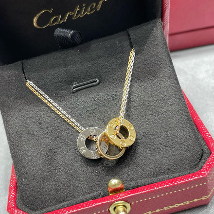[Eterna Jewels]LOVE 6 DIAMOND PENDANT NECKLACE