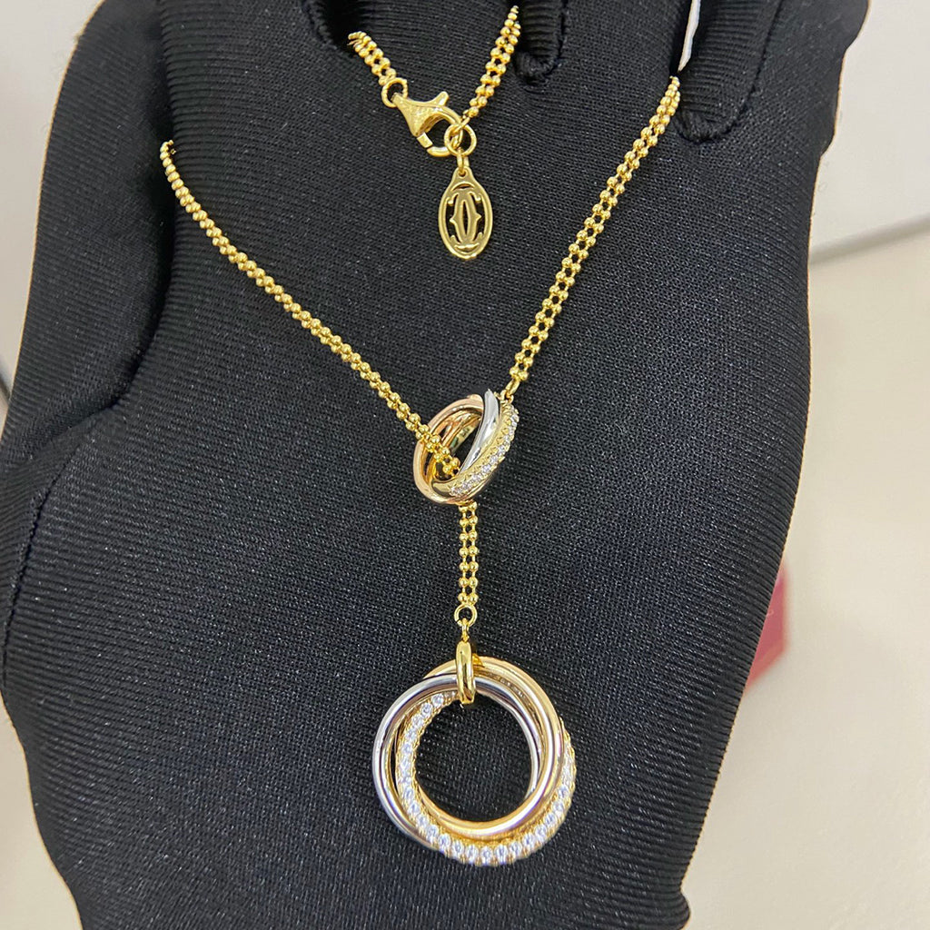 [Eterna Jewels]TRINITY DIAMONDS NECKLACE