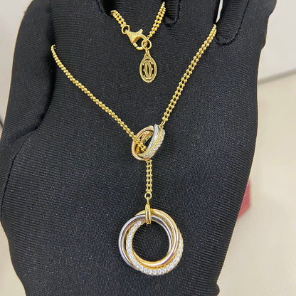 [Eterna Jewels]TRINITY DIAMONDS NECKLACE