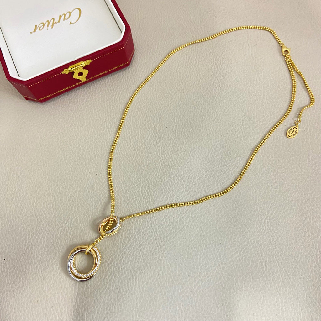 [Eterna Jewels]TRINITY DIAMONDS NECKLACE