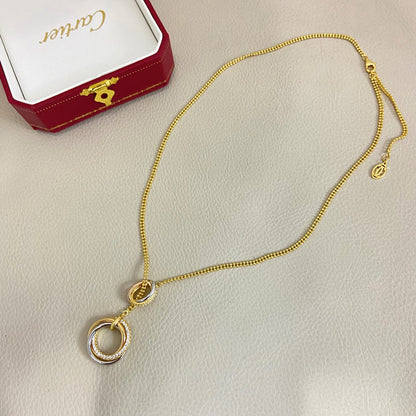 [Eterna Jewels]TRINITY DIAMONDS NECKLACE