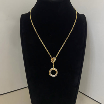 [Eterna Jewels]TRINITY DIAMONDS NECKLACE