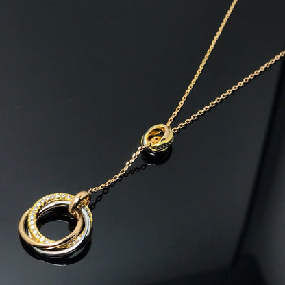 [Eterna Jewels]TRINITY DIAMONDS NECKLACE