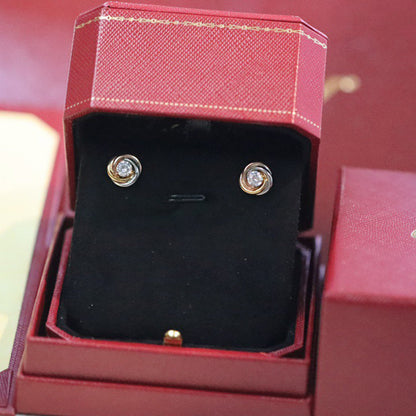 [Eterna Jewels]TRINITY STUD DIAMOND EARRINGS