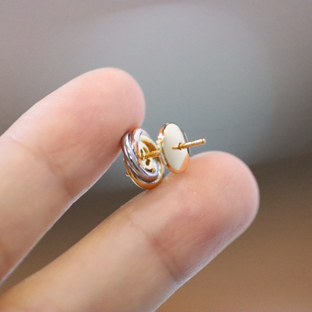 [Eterna Jewels]TRINITY STUD DIAMOND EARRINGS