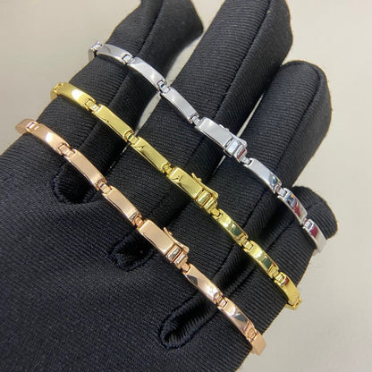 [Eterna Jewels]PANTHERE HALF DIAMOND ON CHAIN BRACELET