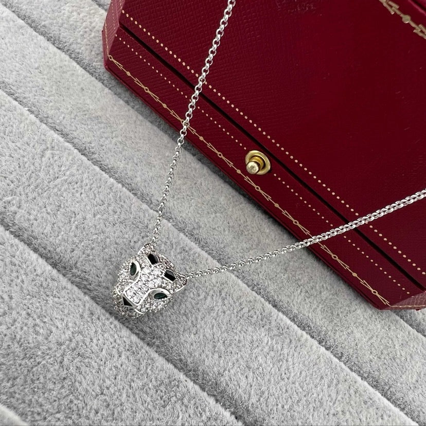 [Eterna Jewels]PANTHERE FULL DIAMOND NECKLACE