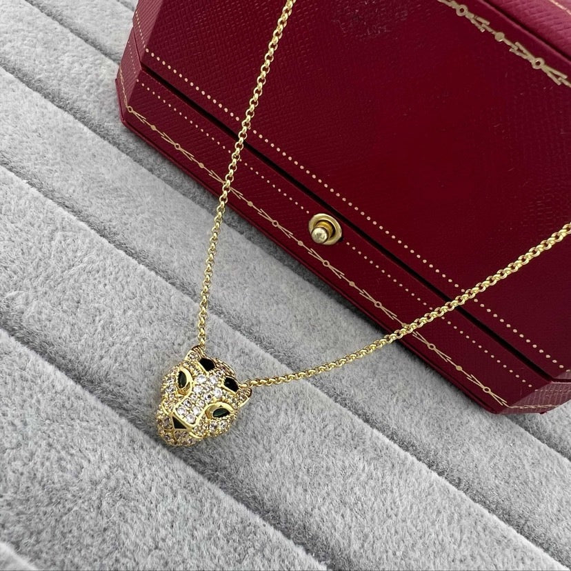 [Eterna Jewels]PANTHERE FULL DIAMOND NECKLACE