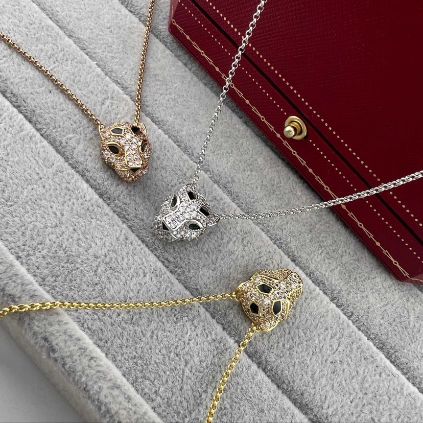 [Eterna Jewels]PANTHERE FULL DIAMOND NECKLACE