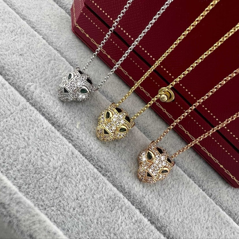 [Eterna Jewels]PANTHERE FULL DIAMOND NECKLACE