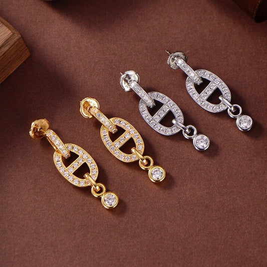 [Eterna Jewels] HM KETTEN-DIAMANT-OHRRINGE