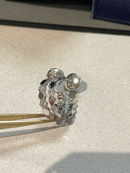 [Eterna Jewels]Hohler Vierblättriger Kleeblatt-Ring in Blütenform