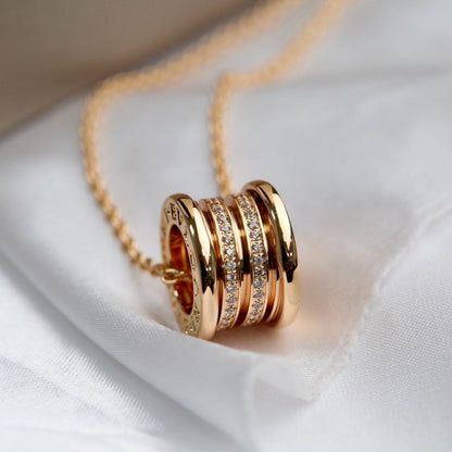 [Eterna Jewels] ZERO 1 HALSKEKETTE AUS ROSÉGOLD MIT DIAMANTEN