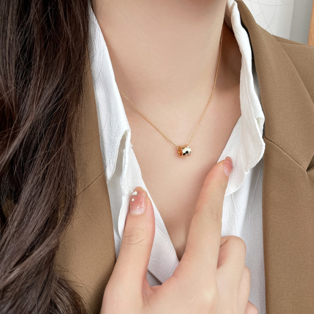 [Eterna Jewels]BEE MINI ANHÄNGER DIAMANTENHALSKETTE