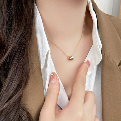 [Eterna Jewels]BEE MINI ANHÄNGER DIAMANTENHALSKETTE