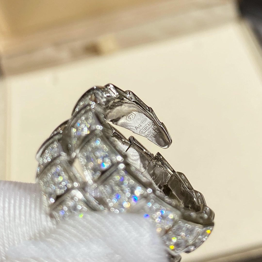 [Eterna Juwelen]SERPENTI DOPPELRING SILBER DIAMANT PAVÉ