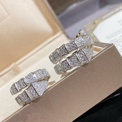 [Eterna Juwelen]SERPENTI DOPPELRING SILBER DIAMANT PAVÉ