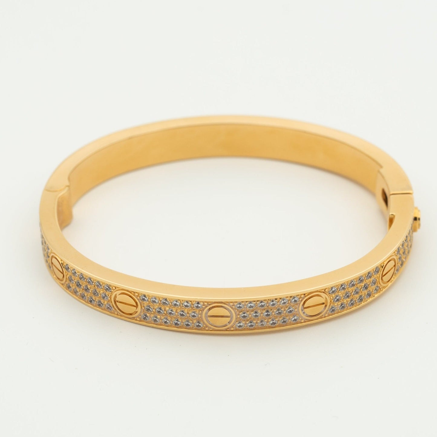 [Eterna Juwelen]LIEBESARMBAND 6.1MM DIAMANTENBESETZT