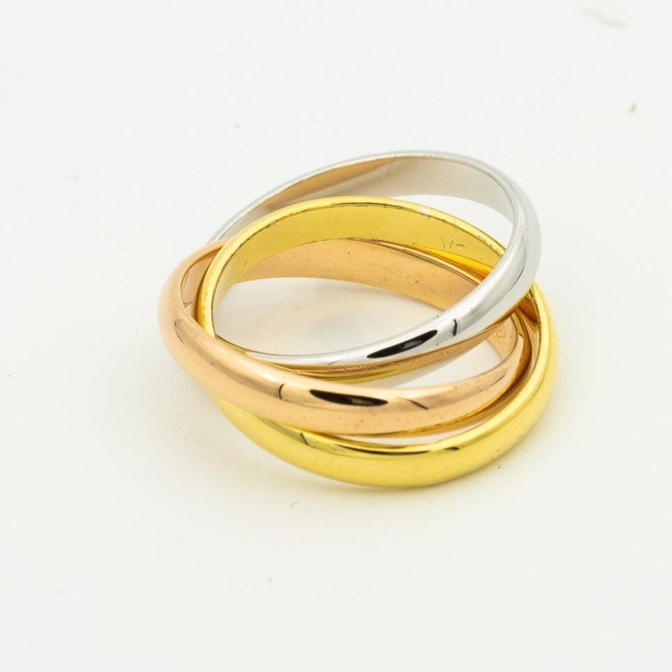 [Eterna Jewels Schmuck]TRINITY RING GOLD PINK GOLD SILBER