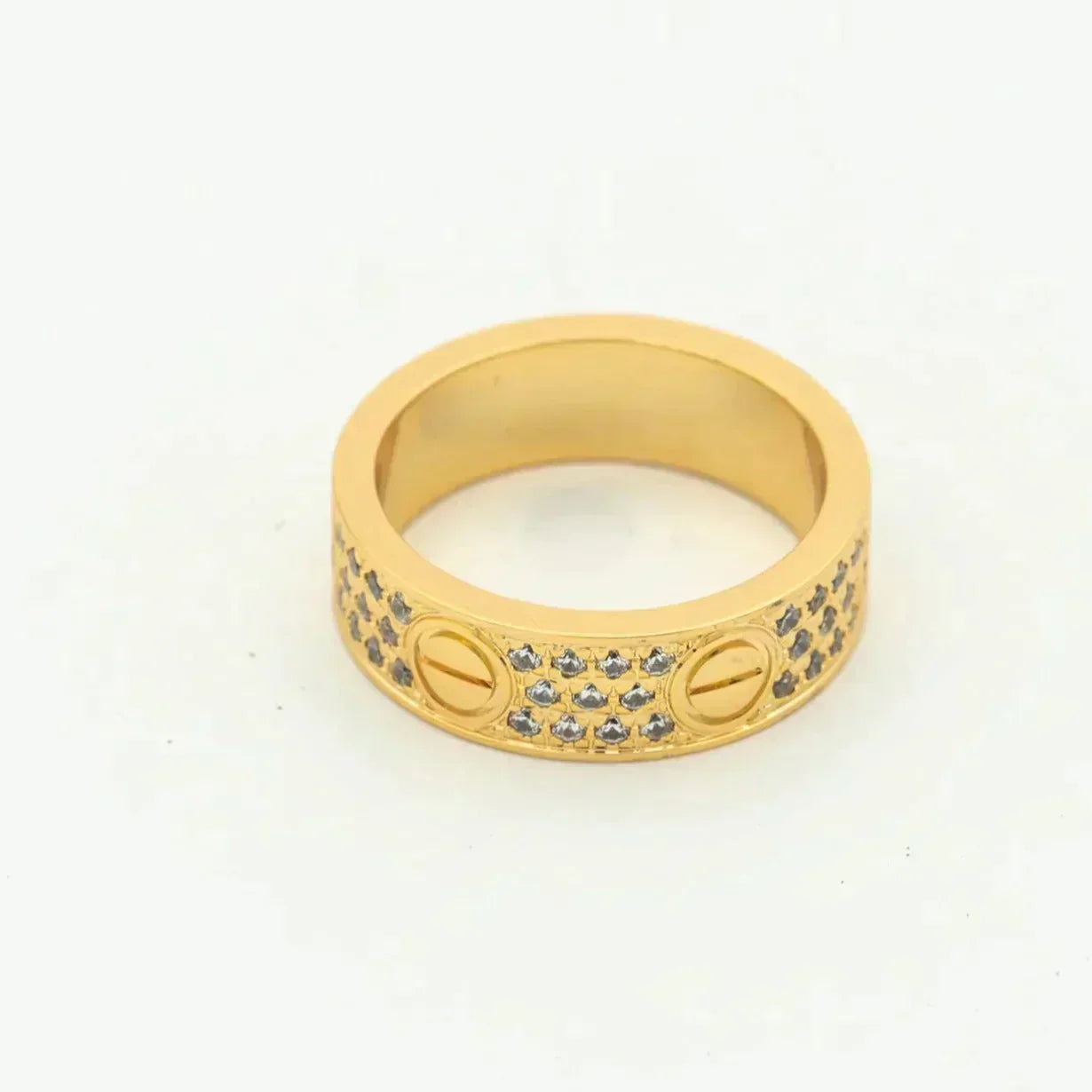[Eterna Jewels]LOVE RING 5.5MM DIAMANTEN PFLASTERUNG