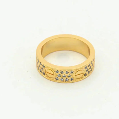 [Eterna Jewels]LOVE RING 5.5MM DIAMANTEN PFLASTERUNG